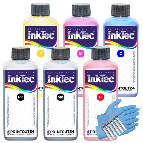 INKTEC Drucker Nachfüll Refill Tinte set kit für HP DesignJet Z6, Z6 dr