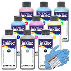 INKTEC Pigment Tinte für HP DesignJet Z9, Z9 dr W3Z71A X9D24A W3Z72A 746XL 747XL