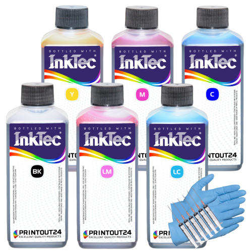 Kit de Recharge d’Encre pour Imprimante InkTec pour EPSON 107