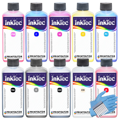 InkTec Drucker Nachfüll Refill Tinte set kit für Canon ImagePROGRAF PRO 300, PRO 310, PFI-300