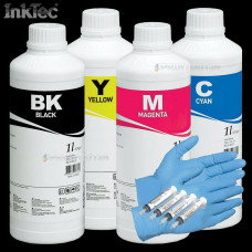 4 x 1L InkTec® Drucker Nachfüll Tinte refill ink für HP 31 32 HP31 HP32 BK Y M C