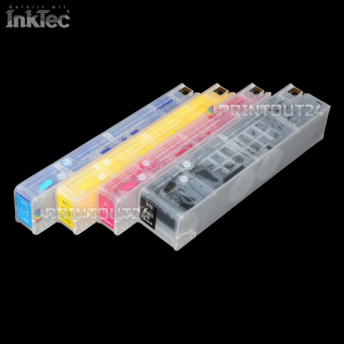 CISS InkTec refill ink cartridge set J6U57B J9V80B D3Q15A D3Q16B W2Z52B D3Q19A