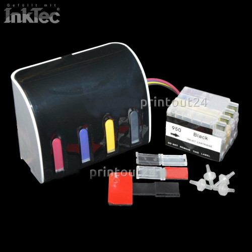 Hose system CISS refill ink for HP 932XL 933 InkTec ink cartridge