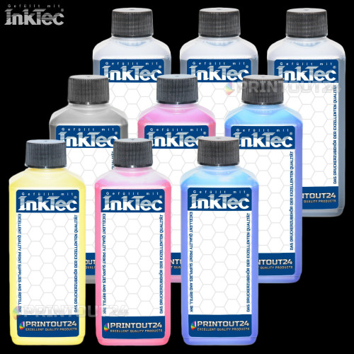 9x1L InkTec SUBLIMATION Tinte ink für Epson Stylus Pro 9800 9880 9890 9900 11880