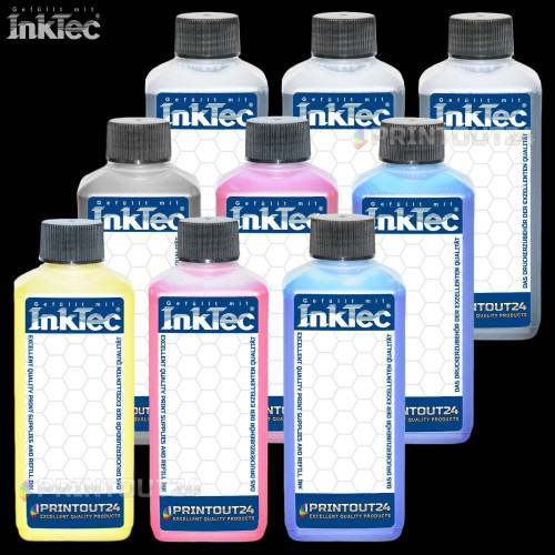 9 x 1L InkTec® Pigment Tinte ink für Epson SureColor SC P6000 P7000 P8000 P9000