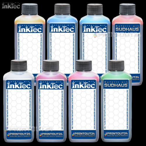 8L InkTec Tinte refill ink für Canon i9900 i9950 iP8500 BCI 6 BK Y M C PM PC R G