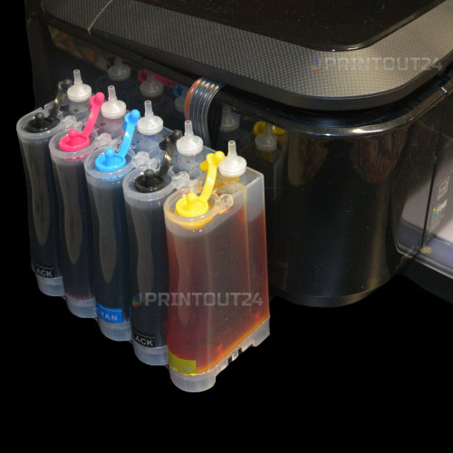 Continuous ink system Inktec® Nachfülltinte Tinte ink für PGI5 CLI8 BK