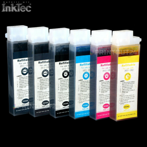 CISS InkTec® Drucker Nachfüll Tinte Patrone set kit Canon imagePROGRAF iPF785MFP