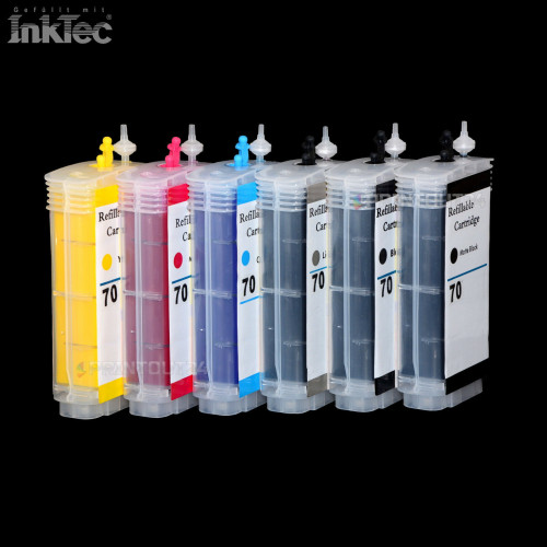 für HP 70 772 Pigment Tinte refill ink C9448A C9449A C9451A C9452A C9453A C9454A