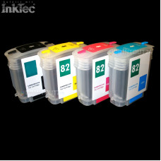 mini CISS InkTec® Tinte refill ink kit Nachüll Set für HP 82XL 82 BK Y M C XL