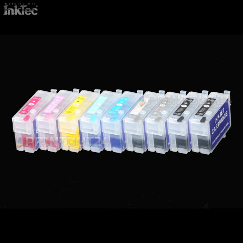 Befüllbare CISS InkTec® Pigment Tinte ink für Epson SureColor SC-P600 NON OEM
