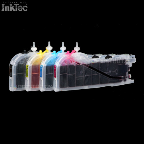 CISS InkTec ink refill set for MFC-J6910DW MFC-J825DW MFC-J835DW LC1280 XL