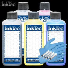 1,25L InkTec® PIGMENT Drucker Nachfüll Tinte CISS refill ink T105 T106 BK Y M C