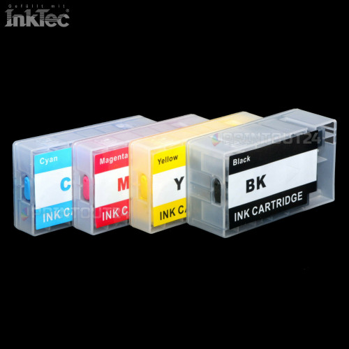 Fill in InkTec® ink CISS refill printer cartridge set for PGI1500 BK YMC