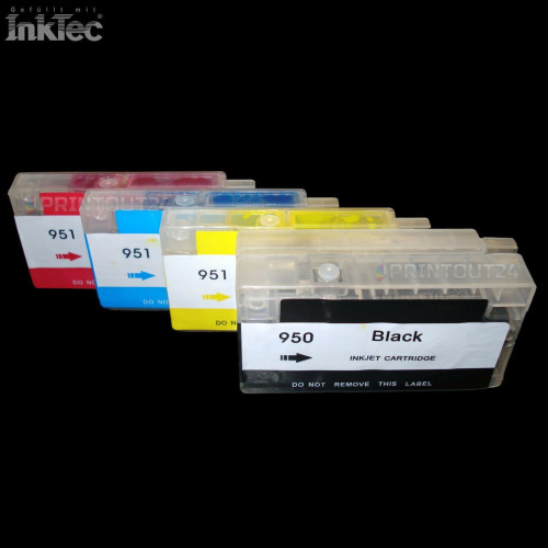 Refillable printer cartridges Continuous ink system cartridges for HP 950 951