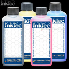 4x0,25L InkTec® Drucker Nachfüll Tinte Fill in CISS refill ink 991A 991X für HP
