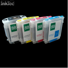 mini CISS InkTec Tinte ink für HP 88 OfficeJet Pro K5400 K8600 L7590 L7680 L7780