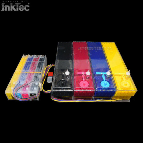 XXL CISS InkTec® für HP 980XL X555 X555DN X555XH FLOW X585 X585Z X585DN X585F