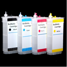 Refillable refill cartridges Quick Fill In refill cartridge set for HP 10XL 82XL