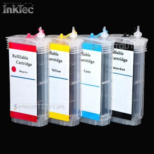 CISS Nachfüllpatrone InkTec® Tinte refill ink set kit für HP 10XL 82XL BK Y M C