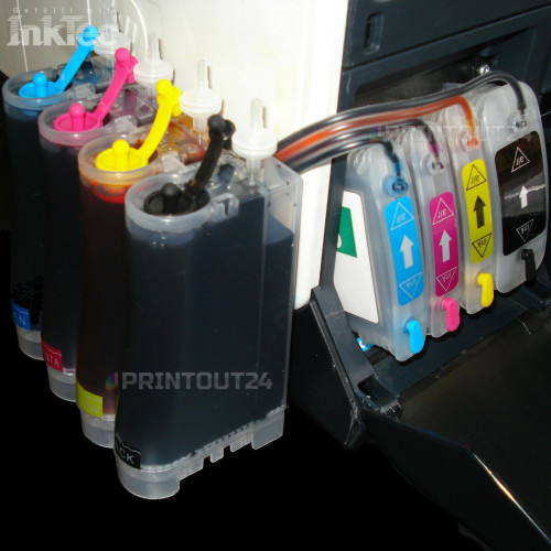 CISS refill cartridge  Druckerpatrone Continuous ink system set für HP 88 XL