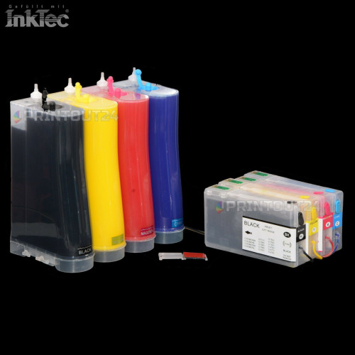 XXL CISS InkTec® Tinte refill ink kit für Epson WP-4515DN WP-4545DTWF NON OEM
