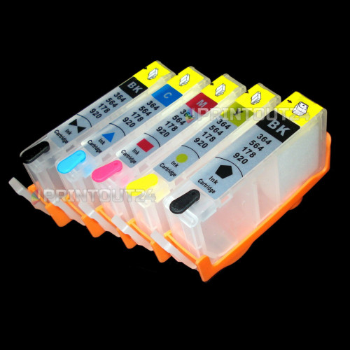 Refillable cartridges for HP 364 364XL 364 ink cartridges set