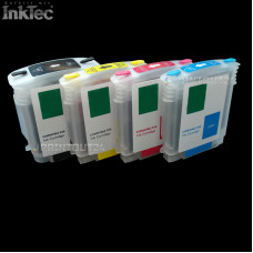mini CISS InkTec Tinte refill ink für HP 10 11 XL BK Y M C4844 C4837 C4838 C4839