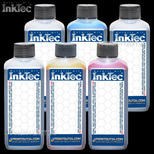 0.6L InkTec® refill set refill ink set for Pixma PGI580 CLI581