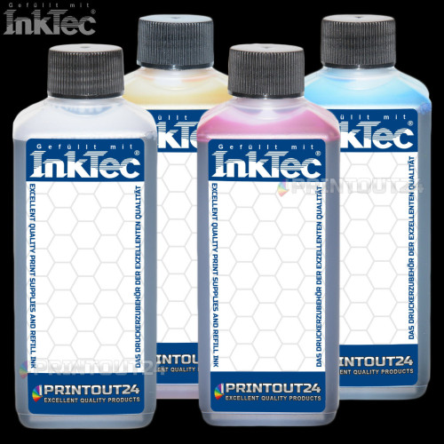 4x100ml InkTec® ink refill ink for HP DeskJet D1000 1010 1050 1050a 1055 1510