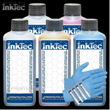 5x 100ml InkTec® Drucker Tinte ink für GI490 GI590 GI790 GI890 GI990 XL BK Y M C