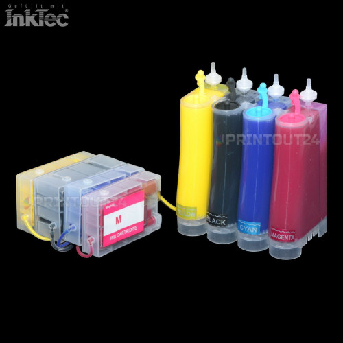 CISS InkTec® Tinte ink set für CANON PGI-1500BK PGI-1500C PGI-1500M PGI-1500Y XL