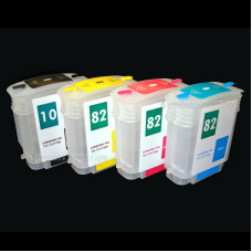 Refillable refill Fill In cartridges for HP 10 82 C4911 C4912 C4913 C4844
