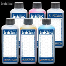6x100ml InkTec® Tinte refill ink für PGI-570BK CLI-571BK CLI-571GY Grey Grau GY