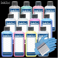 12x1L InkTec® Pigment Tinte Fill in CISS refill ink für PFI 1000 1100 1300 1700