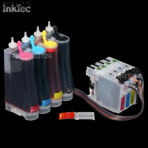 CISS InkTec® Tinte refillset für Brother MFC-J5720DW MFC-J680DW MFC-J880DW LC223