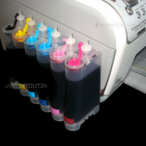 CISS InkTec® Drucker Nachfüll Tinte refill ink cartridge set für HP 363XL 363 XL
