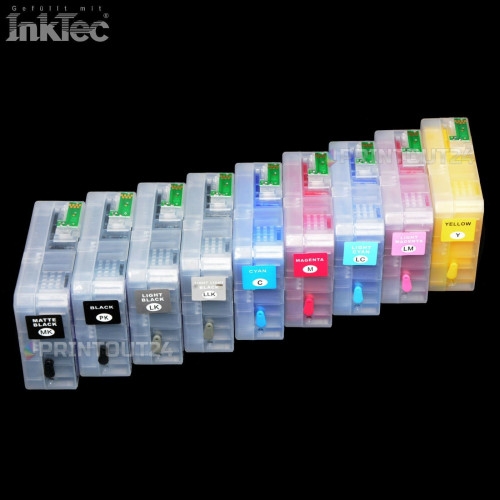 Refillable CISS InkTec® pigment ink for Epson SC-P800 DES ES SP NON OEM