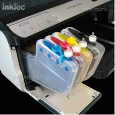 CISS BLACK YELLOW MAGENTA CYAN InkTec Tinte refill ink cartridge set für HP 88XL