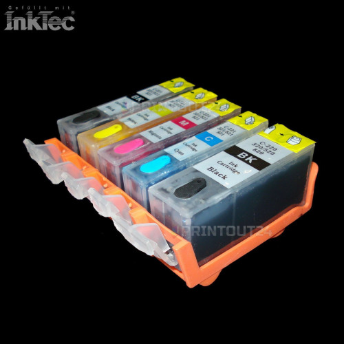 mini CISS Inktec® Tinte ink für Canon PGI 525 CLI 526 PG BK Y M C cartridges