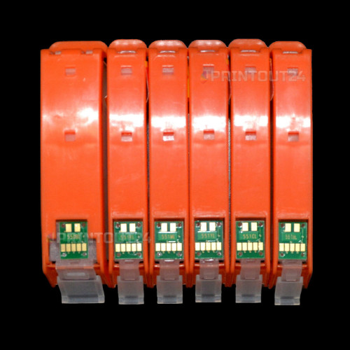 Befüllbare Patrone Fill in refill cartridge für PGI-570 CLI-571 BK Y M C GY Grau