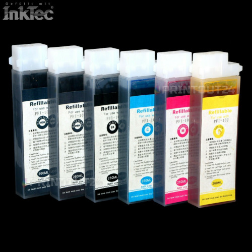 CISS InkTec® Drucker Nachfüll Refill Tinte Patrone set Canon imagePROGRAF iPF685