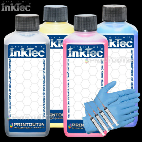 InkTec PIGMENT Drucker Nachfüll Tinte für Epson EcoTank L3050 L3060 L3070 ET2500