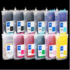 Ink cartridge refill set ink for HP 70 772 PK MK Y LG M BL LM LC R GN G GE