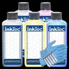 5x100ml InkTec® pigment ink refill ink for HP 972X 973X 974X 975X 976 BK YMC