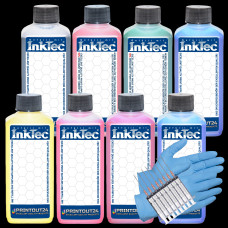 8 x 100ml InkTec® pigment ink CISS refill ink set for Epson Stylus Pro GS6000