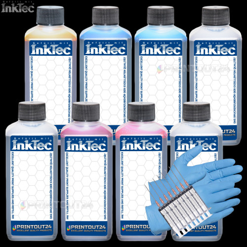 2L InkTec Tinte refill ink für Canon i9900 i9950 iP8500 BCI 6 BK Y M C PM PC R G